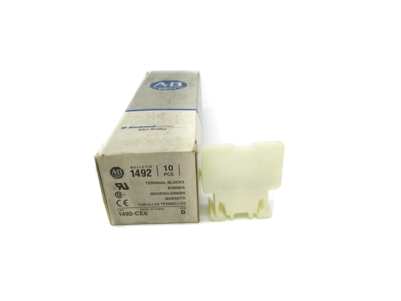ALLEN BRADLEY 1492-CE6 SER. B (PKG OF 10) (GY/BL) NSMP