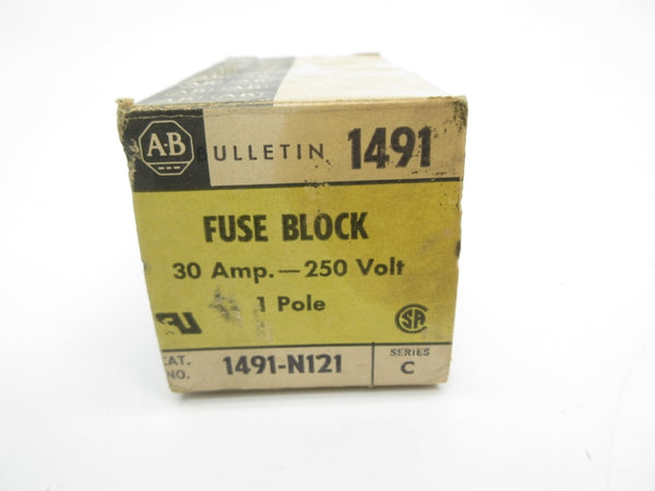 ALLEN BRADLEY 1491-N121 SER. C 250V 30A (BK/YL) NSMP