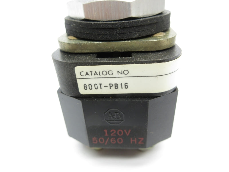 ALLEN BRADLEY 800T-PB16 SER. N 120V NSNP