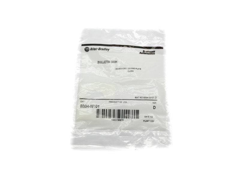 ALLEN BRADLEY 800H-W101 SER. D NSMP