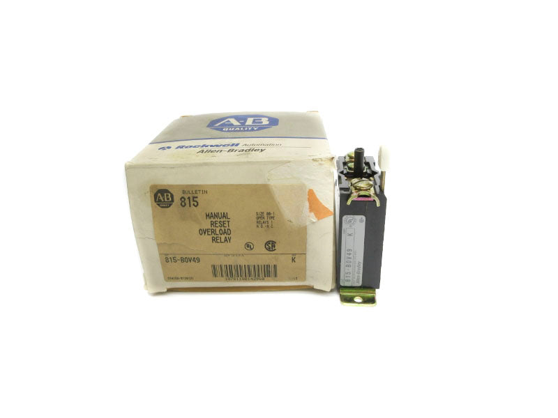 ALLEN BRADLEY 815-BOV49 SER. K (GY/BL) NSMP