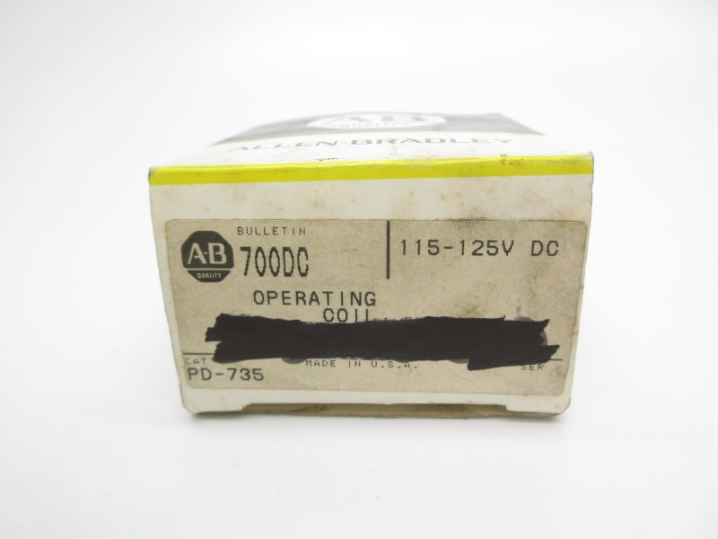 ALLEN BRADLEY PD-735 115-125VDC (BK/YL) NSMP