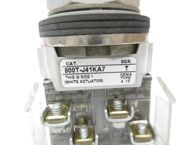 ALLEN BRADLEY 800T-J41KA7 SER. T (NO KEY) NSNP