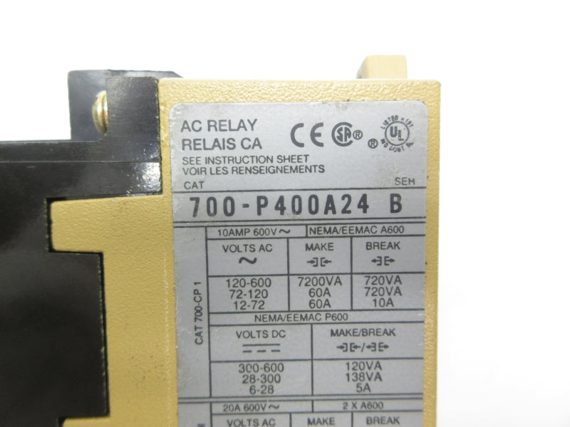 ALLEN BRADLEY 700-P400A24 SER. B 24V 60A NSNP