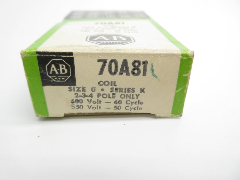 ALLEN BRADLEY 70A81 SER. K 550/600V (BK/GR) NSMP