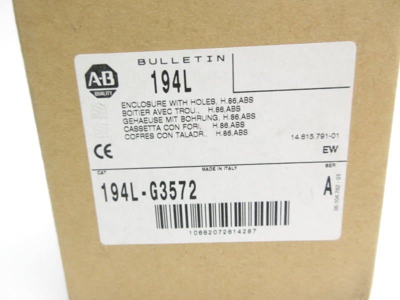 ALLEN BRADLEY 194L-G3572 SER. A (BR/WH) NSMP