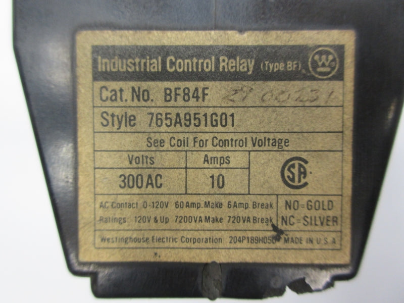 WESTINGHOUSE BF84F 110/120V 10A UNMP