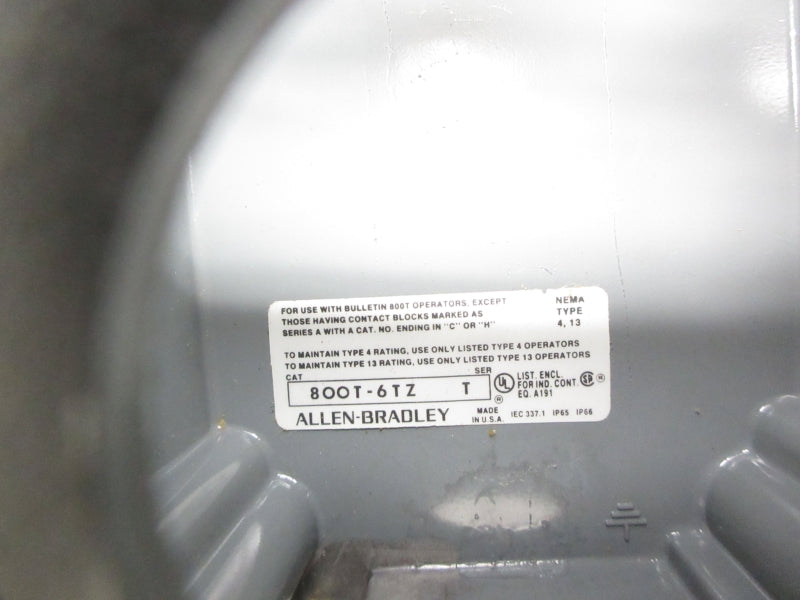 INDUSTRIAL SPARE PART 800T-6TZ SER. T NSMP (BR/WH)