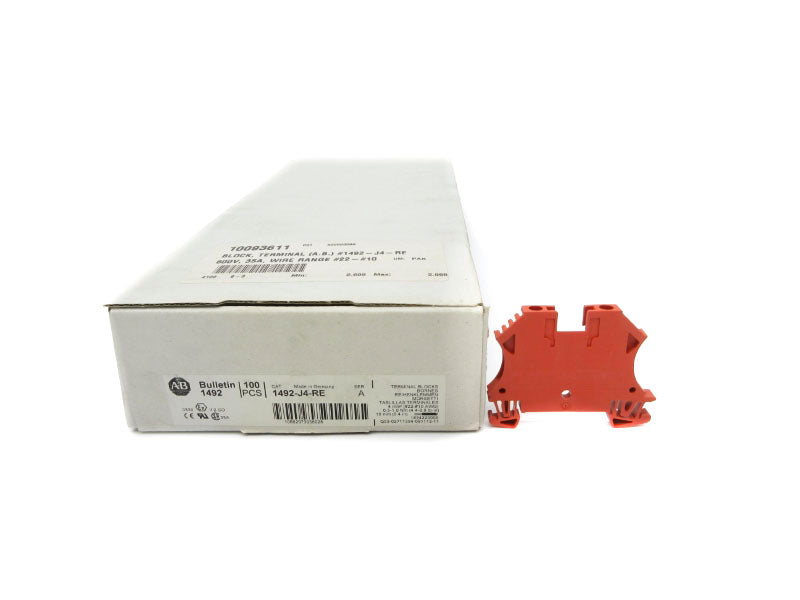 ALLEN BRADLEY 1492-J4-RE SER. A 600V 35A (PKG OF 100) (WH) NSMP