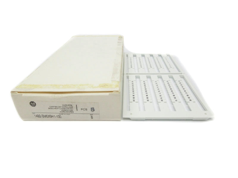 ALLEN BRADLEY 1492-SM5X9H1-100 SER. B (PKG OF 5) (WH) NSMP