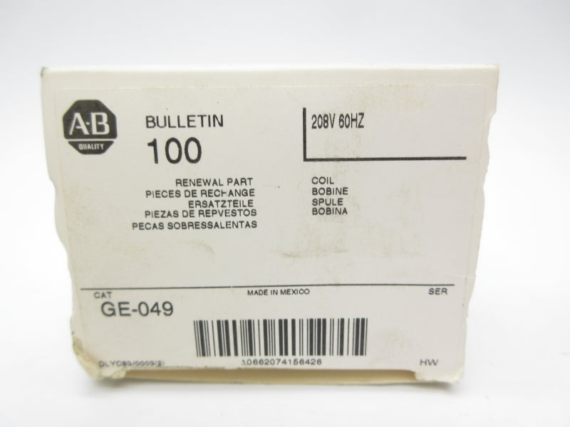 ALLEN BRADLEY GE-049 208V (WH) NSMP