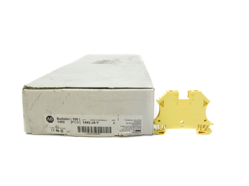 ALLEN BRADLEY 1492-J4-Y SER. A 600V 35A (PKG OF 100) (WH) NSMP