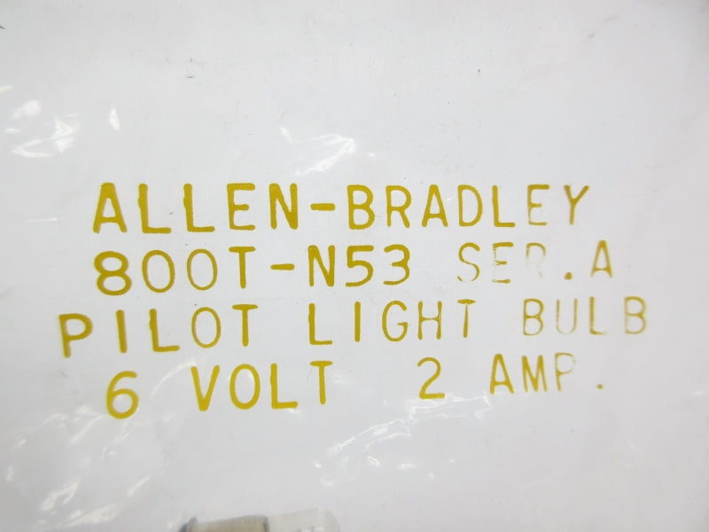 ALLEN BRADLEY 800T-N53 SER. A 6V 2A NSMP