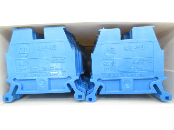 ALLEN BRADLEY 1492-W3-B SER. B 600V 20A (PKG OF 50) (WH) NSMP