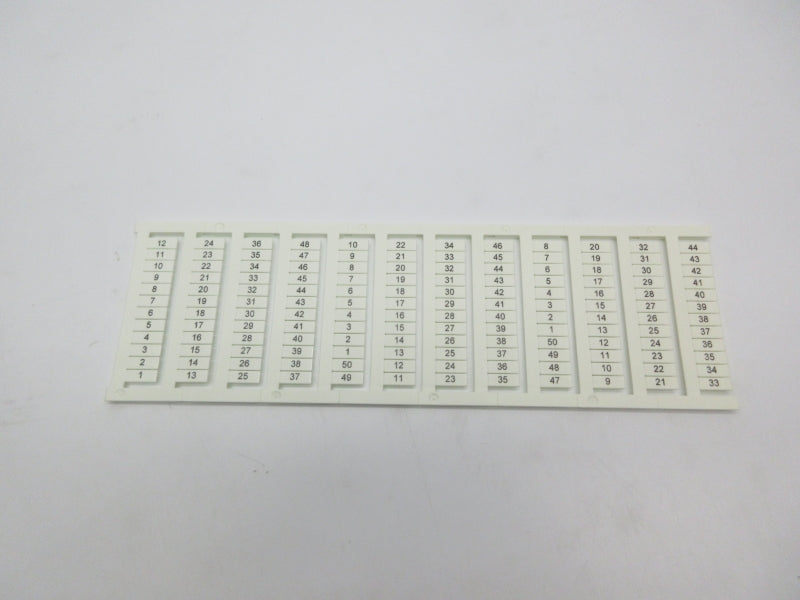 ALLEN BRADLEY 1492-M5X12V1-50 SER. A (PKG OF 5) (WH) NSMP