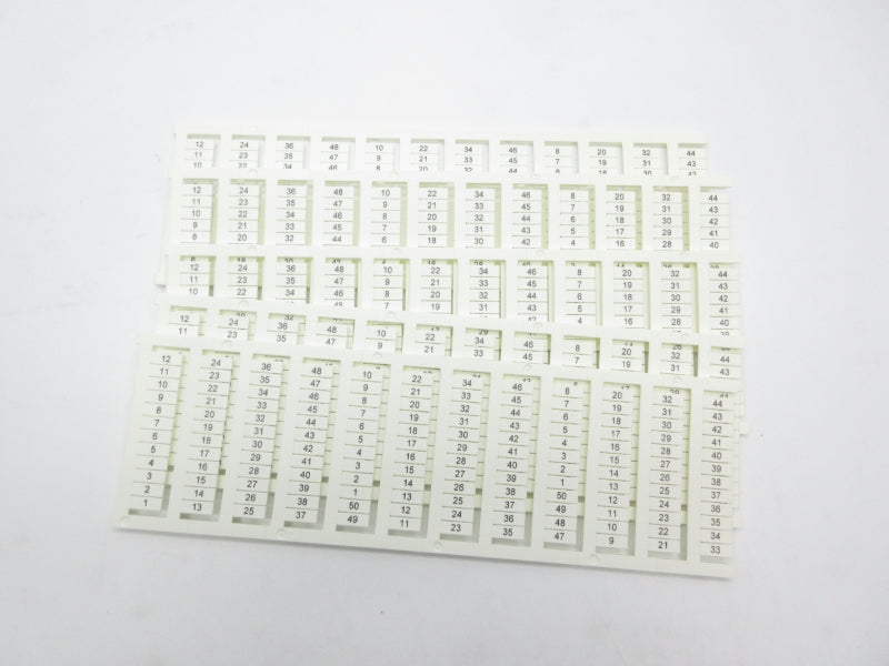 ALLEN BRADLEY 1492-M5X12V1-50 SER. A (PKG OF 5) (WH) NSMP
