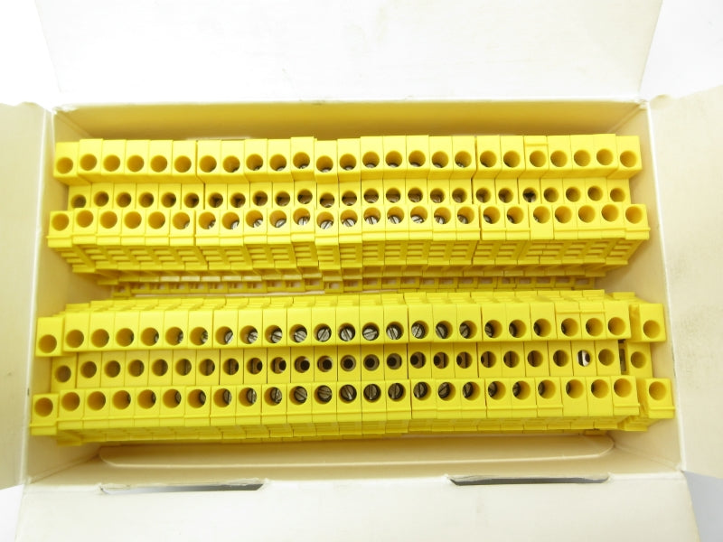 ALLEN BRADLEY 1492-W4-Y SER. A 600V (PKG OF 50) (GY/BL) NSMP