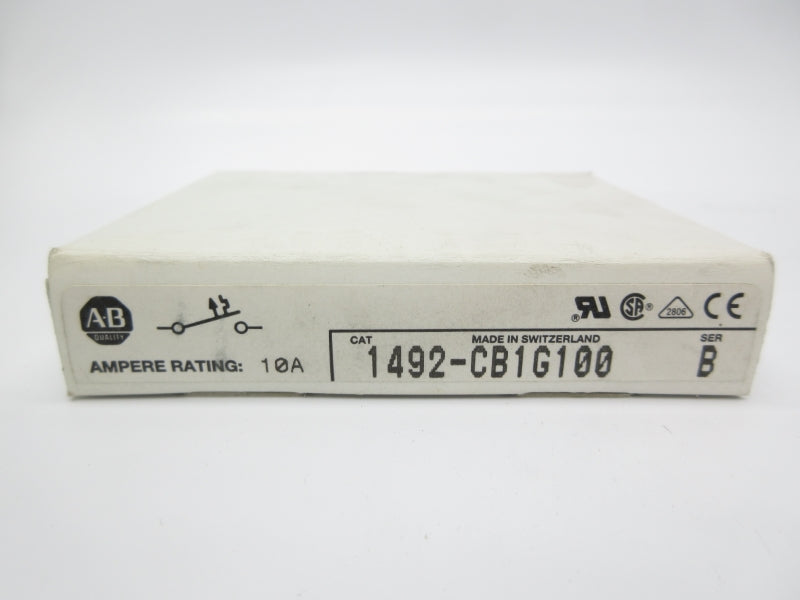 ALLEN BRADLEY 1492-CB1G100 SER. B 277V 10A (WH) NSMP