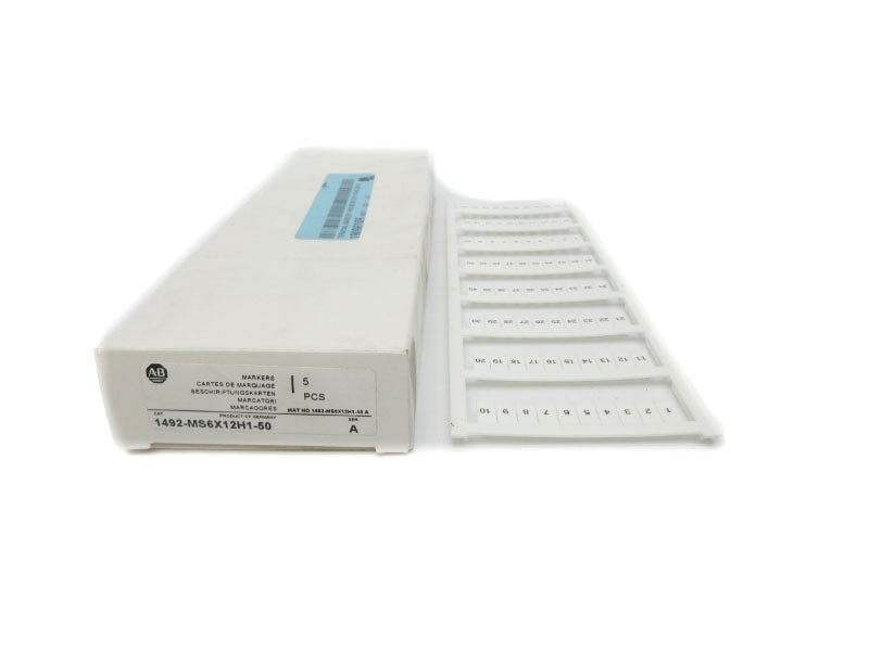 ALLEN BRADLEY 1492-MS6X12H1-50 SER. A (PKG OF 5) (WH) NSMP