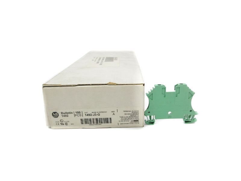 ALLEN BRADLEY 1492-J3-G SER. A 600V 25A (PKG OF 100) (WH) NSMP-OEM