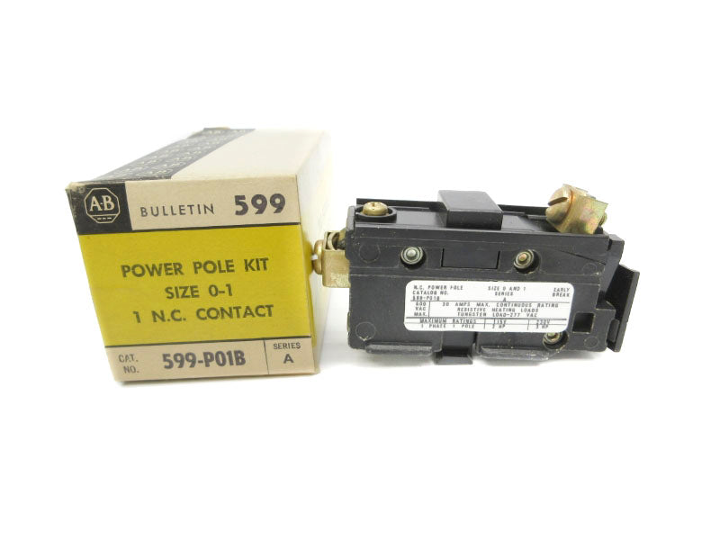 ALLEN BRADLEY 599-P01B SER. A 600VAC 30A (BK/YL) NSMP-OEM