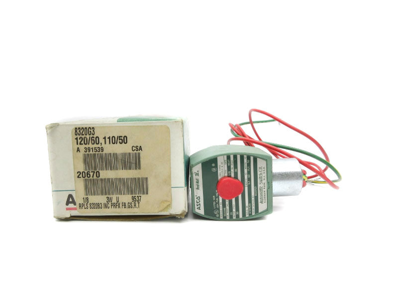 ASCO 8320G3 110/120V 30PSI 1/8" NSMP-OEM