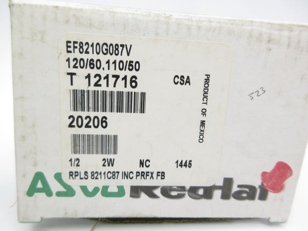 ASCO EF8210G087V 110/120V 150PSI 1/2" NSMP