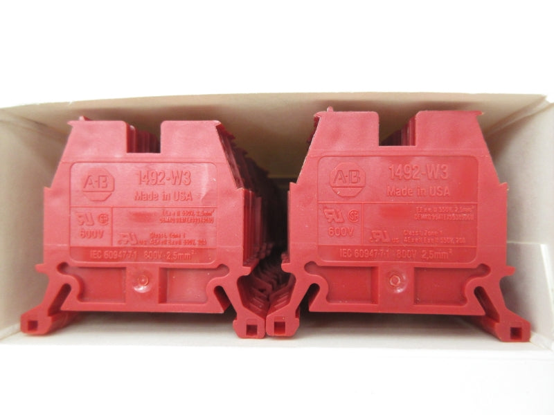 ALLEN BRADLEY 1492-W3-RE SER. B 600V (PKG OF 50) (WH) NSMP-OEM