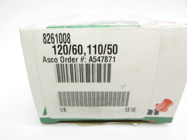 ASCO 8261008 110/120V 60PSI 1/8" NSMP-OEM