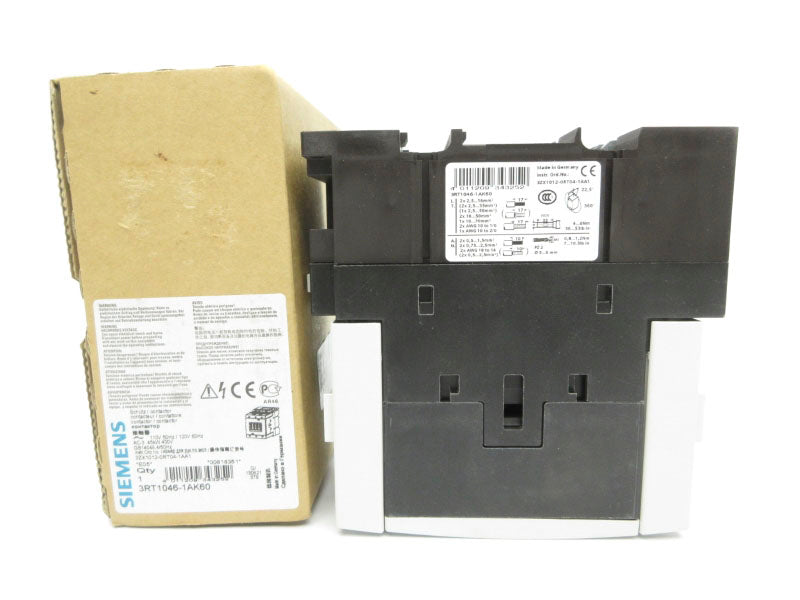 SIEMENS 3RT1046-1AK60 110/120V 120A NSMP