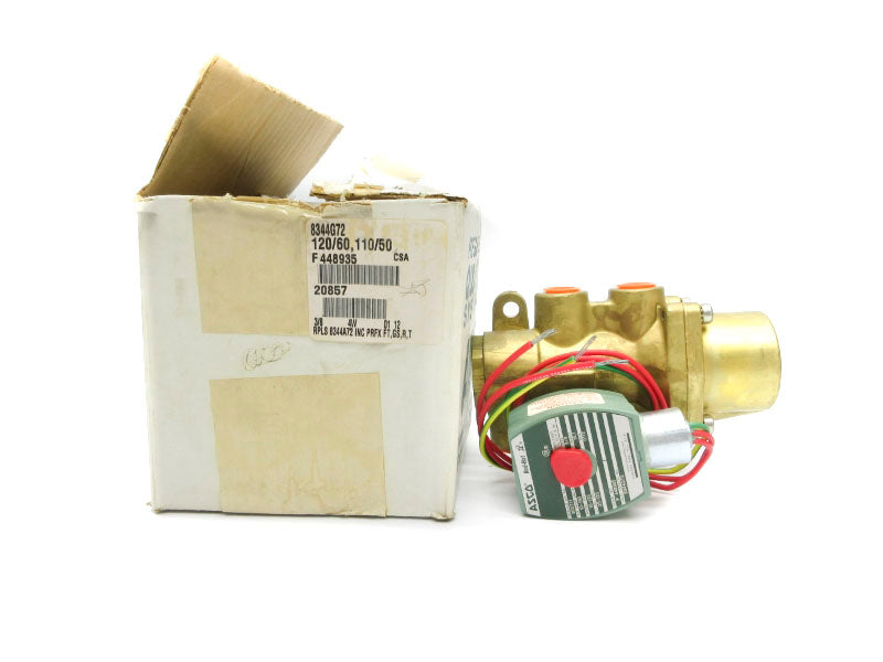 ASCO 8344G72 110/120V 10-125PSI 3/8" NSMP-OEM
