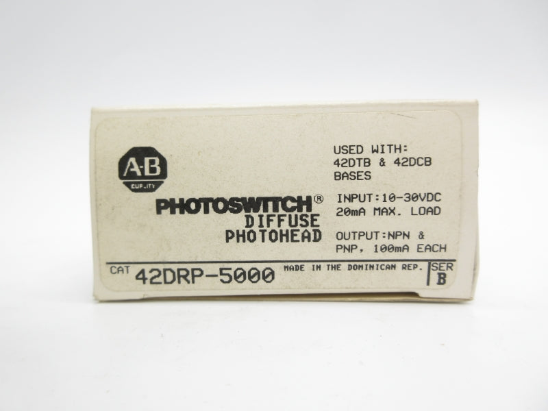 ALLEN BRADLEY 42DRP-5000 SER. B 10-30VDC (BK/YL) NSMP