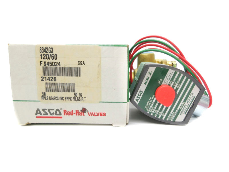 ASCO 8342G3 120V 100PSI 3/8" NSMP-OEM