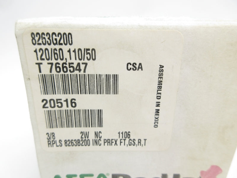 ASCO 8263G200 110/120V 100PSI 3/8" NSMP-OEM