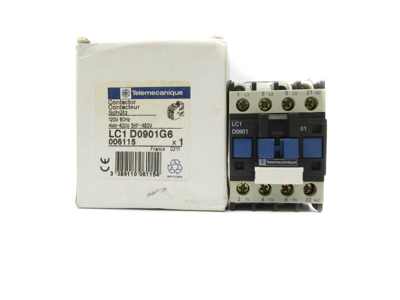 TELEMECANIQUE LC1D0901G6 120V NSMP