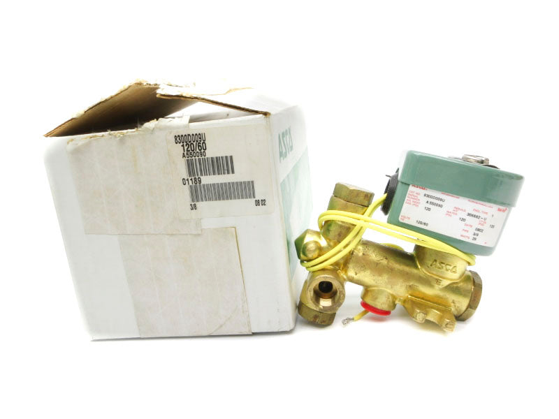 ASCO 8300D009U 120V 120PSI 3/8" NSMP