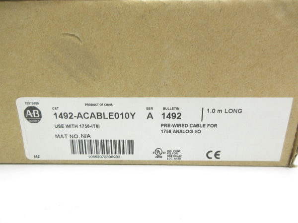 ALLEN BRADLEY 1492-ACABLE010Y SER. A (BR/WH) NSMP