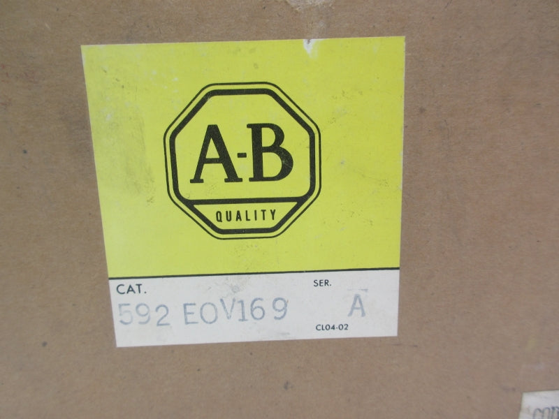 ALLEN BRADLEY 592-EOV169 SER. A 600V (BR/YL) NSMP
