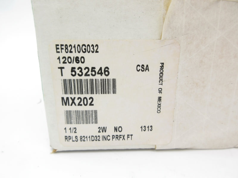 ASCO EF8210G032 120V 1-1/2" NSFS