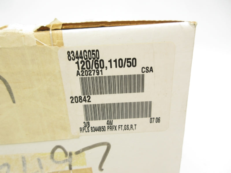 ASCO 8344G050 110/120V 3/8" NSFS