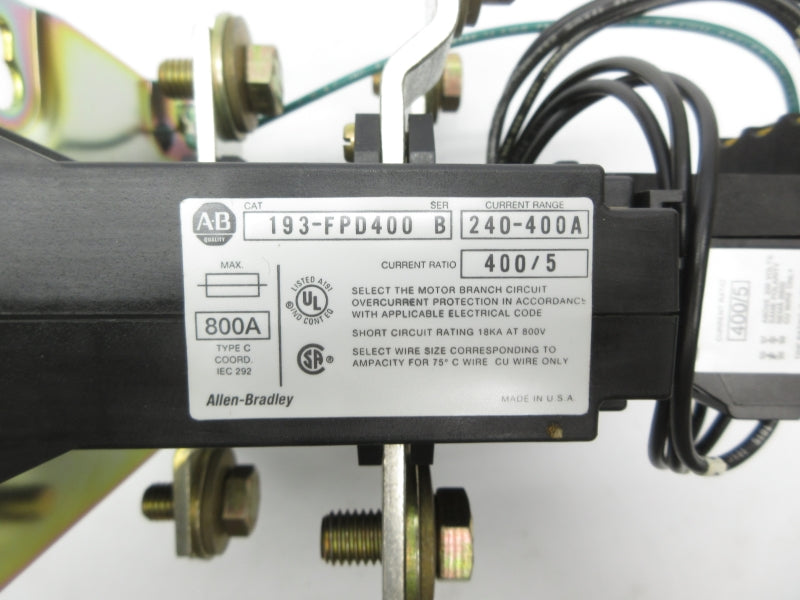 ALLEN BRADLEY 193-FPD400 SER. B 240-400A NSNP