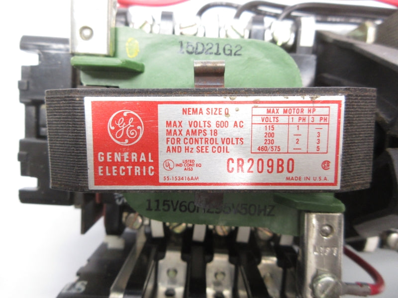 GENERAL ELECTRIC CR209B0 115V 18A NSNP