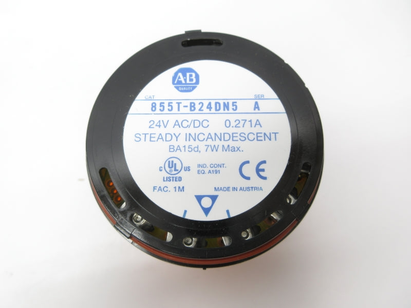 ALLEN BRADLEY 855T-B24DN5 SER. A 24VAC/DC 0.271A NSNP