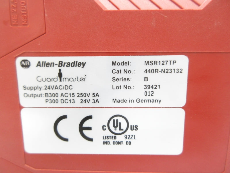ALLEN BRADLEY 440R-N23132 SER. B 24VAC/DC 3A NSNP