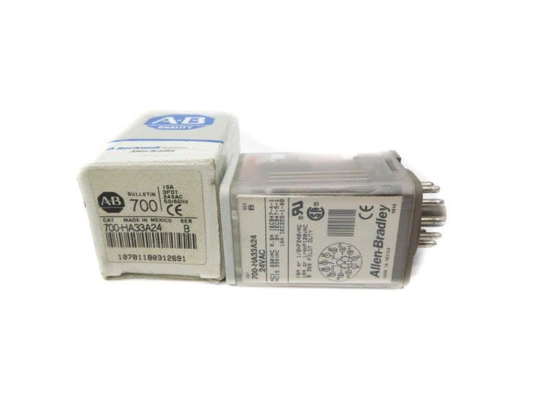 ALLEN BRADLEY 700-HA33A24 SER. B 24VAC 10A (GY/BL) NSMP