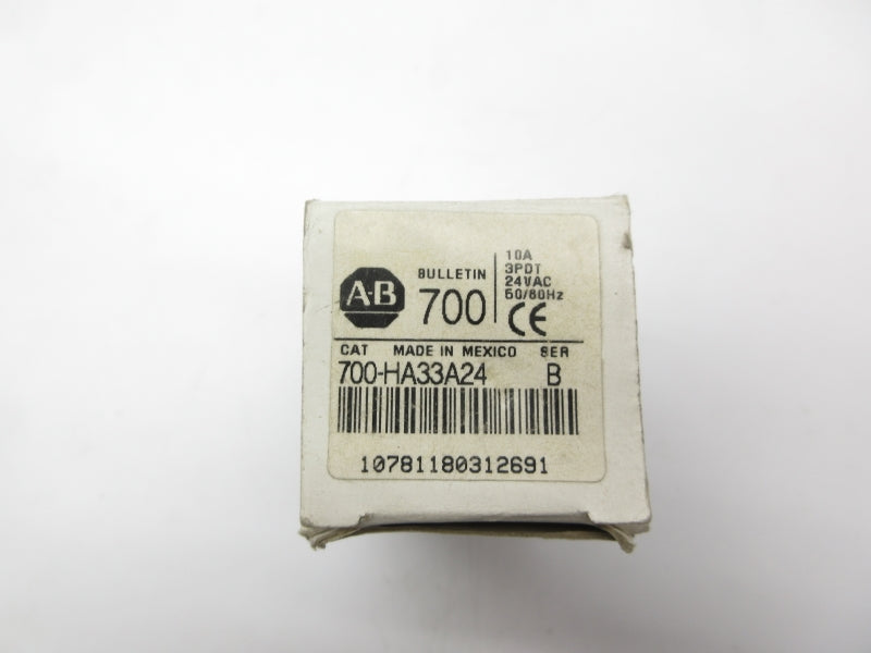 ALLEN BRADLEY 700-HA33A24 SER. B 24VAC 10A (GY/BL) NSMP