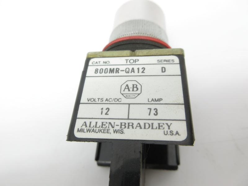 ALLEN BRADLEY 800MR-QA12 SER. D 12VAC/VDC NSNP