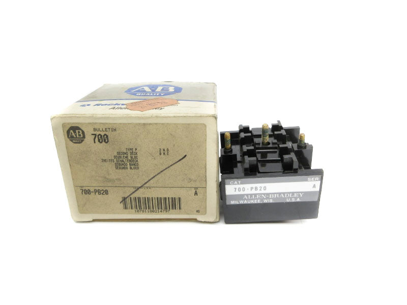 ALLEN BRADLEY 700-PB20 SER. A (GY/BL) NSMP