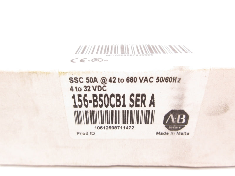 ALLEN BRADLEY 156-B50CB1 SER. A 42-660VAC 50A (WH) NSMP