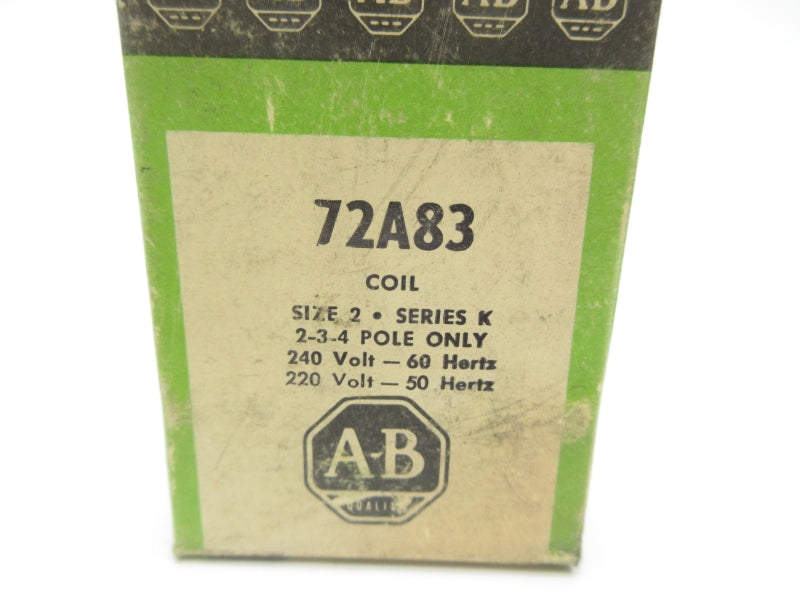 ALLEN BRADLEY 72A83 SER. K 220/240V (BK/GR) NSMP